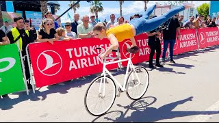 Why I had to cancel my last show and what happened BTS of my Bike Show at Cycling Tour of Turkiye [upl. by Nylahs]