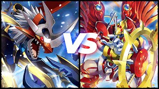 Imperialdramon vs ShineGreymon  Digimon TCG BT16 Match [upl. by Lytton]