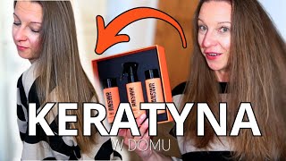 Keratynowe prostowanie włosów w domu  ANSWR Keratin Treatment [upl. by Ahsemit775]