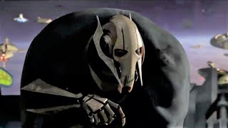 General Grievous Abandons Ship vs Obi Wan Kenobi  Anakin Skywalker Revenge of the Sith CC [upl. by Trumann]