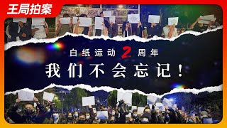 “白纸运动”两周年：我们不会忘记！｜白纸运动｜两周年｜疫情｜封控｜南京传媒学院｜上海｜乌鲁木齐中路｜王局拍案20241127 [upl. by Iaj]