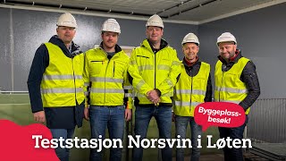 Byggeplassbesøk hos Norsvins teststasjon på Løten Innlandet [upl. by Elak]