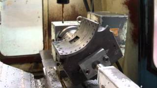 Steam Traction World cylinder block on 4th Axis [upl. by Etnomed]