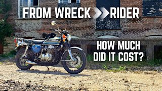 Barn Find Honda CB750 Rebuild Cost [upl. by Eihs]