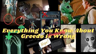 The Greedo Mysteries Everything you know about Star Wars Cantina Bounty Hunter might be wrong [upl. by Eidas680]