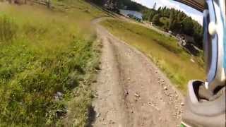 Extreme downhill mtb Tryvann Fri Flyt løypa summer 2012 [upl. by Annekahs]