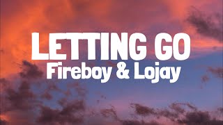 Fireboy DML  Letting Go Lyrics Ft Lojay [upl. by Erb]