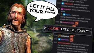 TextToSkyrim The Dirt Prince Twitch TTS Mod [upl. by Damarra]