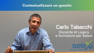 Come contestualizzare il quesito [upl. by Akcimahs]