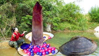 🎁Opening the giant clam always brings me surprises Countless brilliant pearls extremely beautiful [upl. by Yoshio]