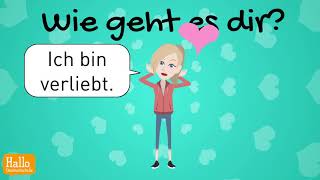 Deutsch lernen  Hast du Gefühle  Hast du Emotionen  Wie geht es dir [upl. by Essilec360]