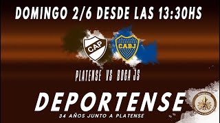 PLATENSE vs BOCA JS  LIGA PROFESIONAL DEL FUTBOL ARGENTINO 2024  DEPORTENSE [upl. by Rebmik]