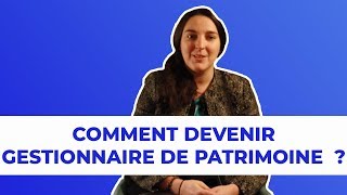 Métier de la banque  comment devenir gestionnaire de patrimoine [upl. by Jen]