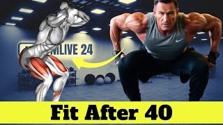 Best Exercises For Men Over 40  Fit After 40 [upl. by Lyreb]