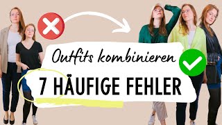 💥 7 MODEFEHLER 💥 die deine Outfits LANGWEILIG machen [upl. by Salinas]