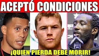 CANELO ACEPTÓ CONDICIONES TANTO DE BENAVIDEZ amp CRAWFORD PELEA 3 EN RING ¡QUIEN PIERDA DEBE M0R1R [upl. by Ahsatal741]