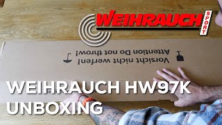 Unboxing the Weihrauch HW97K blue laminate [upl. by Ecydnarb]