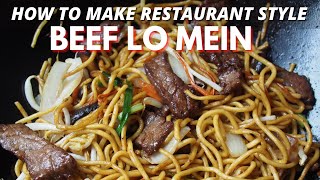 How YOU Can Cook the BEST Beef Lo Mein EVER  Wally Cooks Everything [upl. by Inavoj]