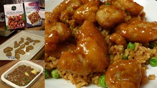 bibigo Korean Crunchy Chicken with Sweet amp Spicy Sauce  InnovAsian BBQ Pork Fried Rice Review [upl. by Hamimej359]