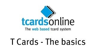 T Cards Online  T Cards The Basics [upl. by Manoop404]