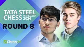 Nodirbek Faces Ian amp Alireza v World Champ Ding Can Gukesh Keep Winning  Tata Steel 2024 Rd 8 [upl. by Nylg442]