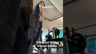 110 kg bench press 100 kg bench pressmotivation [upl. by Almallah4]