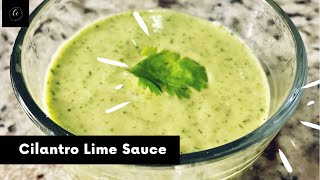 How to Make Cilantro Lime Sauce How to Make Cilantro Lime Sauce for Tacoscilantrolime cravingcity [upl. by Stephens773]