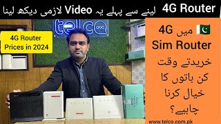 Best 4G Sim Wifi Routers in 2024  All Sim Supported Zong Jazz Ufone amp Telenor [upl. by Elah146]