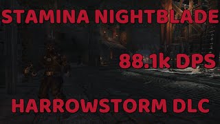 ESO  Stamina Nightblade PvE Guide  881k DPS  EZ Maelstrom Bow Rotation [upl. by Ddet]