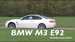 BMW M3 E92  Sounds accelerations drifts  Circuit des Ecuyers [upl. by Conard]