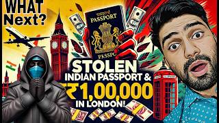 quot💔 Stolen Indian Passport amp ₹100000₹ in London 🇮🇳 Our Journey to the Indian Embassy ✈️ [upl. by Ahsitruc617]