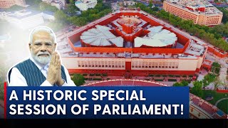 Special Session of Parliament Live  New Parliament Building  Central Hall of Parliament [upl. by Theran]