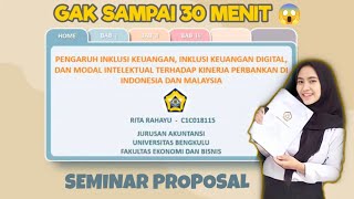 PRESENTASI SEMINAR PROPOSAL SEMPRO [upl. by Iggy489]