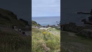 Tintagel castle stunning beautifulviews longbridge castle likeandsubscribe cliff [upl. by Iraj366]