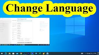 How To Change Language in Windows 10  11 [upl. by Arreic]