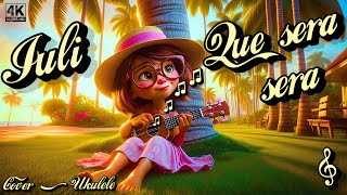 ♫ Iuli  Que sera sera 🎸🎙️Cover  Interpretare la ukulele ♫ [upl. by Shelman]