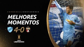 Melhores momentos  Bolivar 4 x 0 Deportivo Lara  CONMEBOL Libertadores 2022 [upl. by Ennaylime]