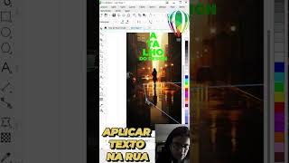 Aplicar texto em perspectiva no corel draw [upl. by Ennyroc248]