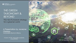 The green taxonomy and beyond  ESSEC CoBS [upl. by Cj320]