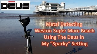 Metal Detecting Weston Super Mare Beach With The Xp Deus Coins and More Coins [upl. by Pelletier826]