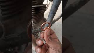 Bajaj ct 100 silencer gasketwasher changerafi [upl. by Hamforrd]