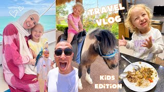 EGYPT VLOG 2  Traveling with kids and trying to keep them entertained Dolphin Trip amp Mini Zoo [upl. by Novaelc671]