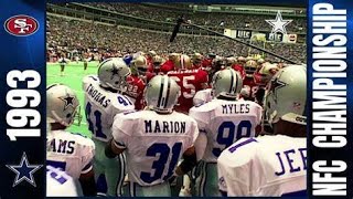 1993 NFL NFC Championship Game San Francisco 49ers at Dallas Cowboys Jan 23 1994 CBS John Madden [upl. by Remmer]