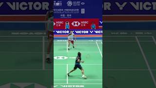 Best rally from momota badminton badmintongirlsdoitbest badmintonlovers badmintonhighlights [upl. by Aidole]