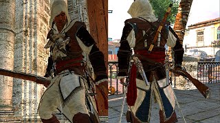 Assassins Creed IV Black Flag  Gameplay with Connor Kenway Overcoat MOD [upl. by Vasilek]