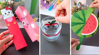 Creative paper craft when you’re bored  School Supplies  miniature craft  easy paper craft diy [upl. by Sadinoel]