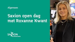 Saxion Open Dag met Roxanne Kwant [upl. by Carita]