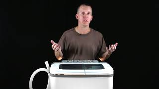 Arksen portable Washer and spin dryer review [upl. by Gunas119]