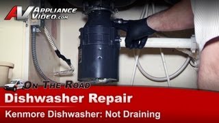 Kenmore Dishwasher Repair  Not Draining  58214409480 [upl. by Akeihsal108]