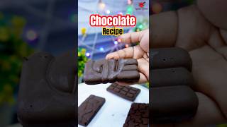 Dark Chocolate recipe 🍫  home made chocolate recipe delicious chocolate shorts recipe [upl. by Nimref57]